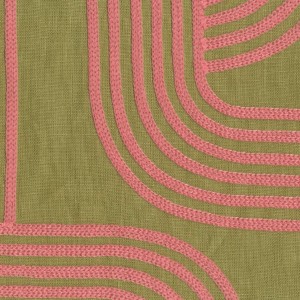 Tkanina Élitis I'm not afraid LZ 909 54 Iggy ze wzorem Krzywizn