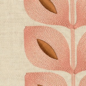 Tkanina Élitis I'm not afraid LZ 910 51 Lou ze wzorem Liść