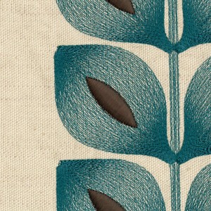 Tkanina Élitis I'm not afraid LZ 910 67 Lou ze wzorem Liść