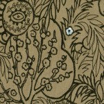 Tkanina Élitis Effigie LZ 861 62 Eden daddy ze wzorem Tekstura