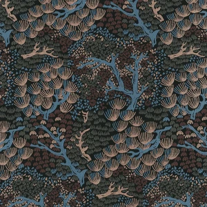 Tkanina Kvadrat 0190 Mirari ze wzorem Japoński Las