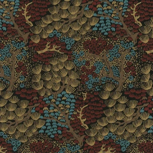 Tkanina Kvadrat 0290 Mirari ze wzorem Japoński Las