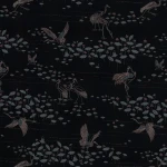 Tkanina Kvadrat 0191 Otori ze wzorem Kwiaty i Liście Lotosu
