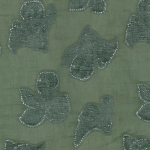 Tkanina Kvadrat 0001 Perla ze wzorem Kwiatowym
