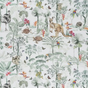 Tkanina JAB JA8049-030 Australia ze wzorem Fauna i Flora