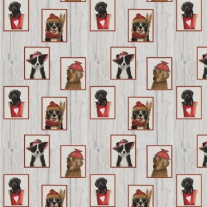 Tkanina JAB 9-2482-010 Dogs Delight ze wzorem Psów