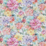 Tkanina JAB JA8054-060 Flowersea ze wzorem Kwiatowym