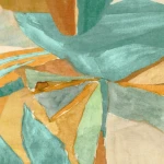 Tkanina Casamance 10010156 Douceur Ardente ze wzorem Artystyczny Design