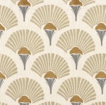 Tkanina Casamance 47850123 Linefolia ze wzorem Kwiatowym