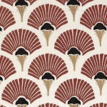 Tkanina Casamance 47850508 Linefolia ze wzorem Kwiatowym