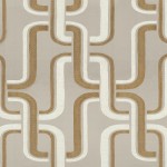 Tkanina Casamance 45140228 Luminescence ze wzorem Geometrycznym