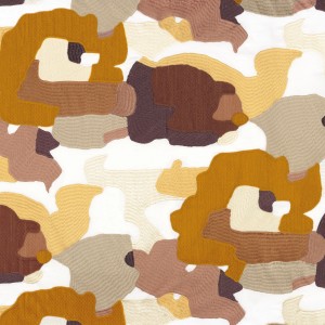 Tkanina Casamance 45320118 Parade ze wzorem Kwiatowym