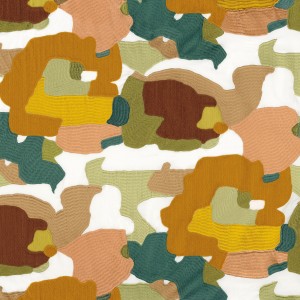 Tkanina Casamance 45320229 Parade ze wzorem Kwiatowym