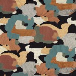 Tkanina Casamance 45320424 Parade ze wzorem Kwiatowym