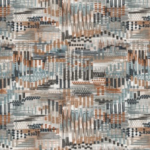 Tkanina Casamance 45680133 Point De Vue ze wzorem Artystycznym
