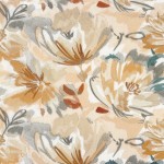 Tkanina Casamance 47440144 Pretoria ze wzorem Kwiatowym