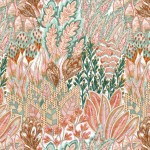 Tkanina Casamance 47540115 Salonga ze wzorem Tropikalny Las