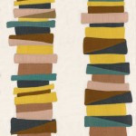 Tkanina Casamance 32890257 Valvidia ze wzorem Naturalna Harmonia