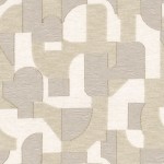 Tkanina Casamance 50240354 Voltige ze wzorem Abstrakcyjne Kształty