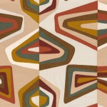 Tkanina Casamance 43780356 West Dream ze wzorem Krajobrazu