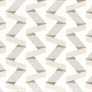 Tkanina Casamance 30220109 Bilbao ze wzorem Geometrycznym
