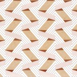 Tkanina Casamance 30220268 Bilbao ze wzorem Geometrycznym