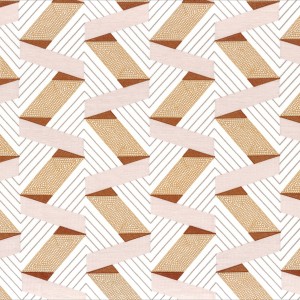 Tkanina Casamance 30220268 Bilbao ze wzorem Geometrycznym