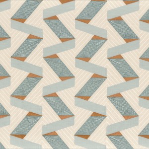 Tkanina Casamance 30220431 Bilbao ze wzorem Geometrycznym