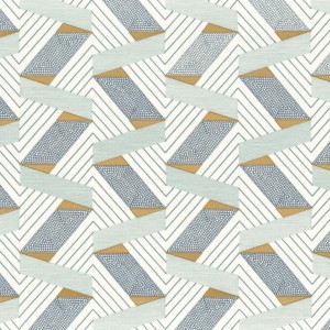 Tkanina Casamance 30220551 Bilbao ze wzorem Geometrycznym