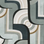 Tkanina Casamance 26520281 Chicago ze wzorem Art Deco