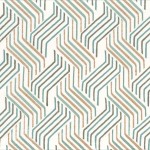 Tkanina Casamance 49310235 Cuzco ze wzorem Geometrycznym
