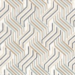 Tkanina Casamance 49310322 Cuzco ze wzorem Geometrycznym