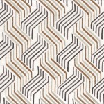 Tkanina Casamance 49310489 Cuzco ze wzorem Geometrycznym