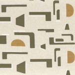 Tkanina Casamance 49160309 Isotope ze wzorem Geometrycznym