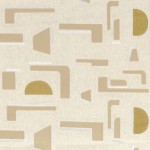 Tkanina Casamance 49160588 Isotope ze wzorem Geometrycznym