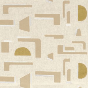 Tkanina Casamance 49160588 Isotope ze wzorem Geometrycznym