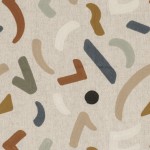 Tkanina Casamance 33510269 Kaolin ze wzorem Tekstura