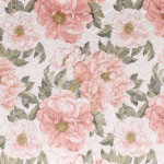 Tkanina Casamance 44320120 Nuit d’Été ze wzorem Florystycznym