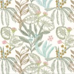 Tkanina Casamance 30950196 Pacifique ze wzorem Botanicznym