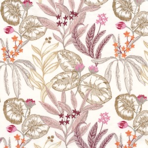 Tkanina Casamance 30950228 Pacifique ze wzorem Botanicznym