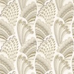 Tkanina Casamance 38580148 Piuma ze wzorem Kolorowym