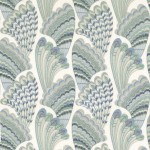 Tkanina Casamance 38580226 Piuma ze wzorem Kolorowym