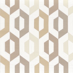 Tkanina Casamance 46690161 San Francisco ze wzorem Geometrycznym