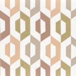 Tkanina Casamance 46690214 San Francisco ze wzorem Geometrycznym