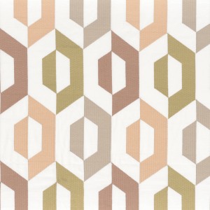 Tkanina Casamance 46690214 San Francisco ze wzorem Geometrycznym