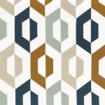 Tkanina Casamance 46690408 San Francisco ze wzorem Geometrycznym