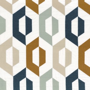 Tkanina Casamance 46690408 San Francisco ze wzorem Geometrycznym