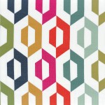 Tkanina Casamance 46690519 San Francisco ze wzorem Geometrycznym