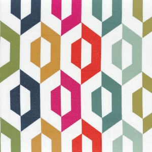 Tkanina Casamance 46690519 San Francisco ze wzorem Geometrycznym