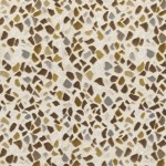 Tkanina Casamance 32080105 Terrazzo ze wzorem Kamiennym